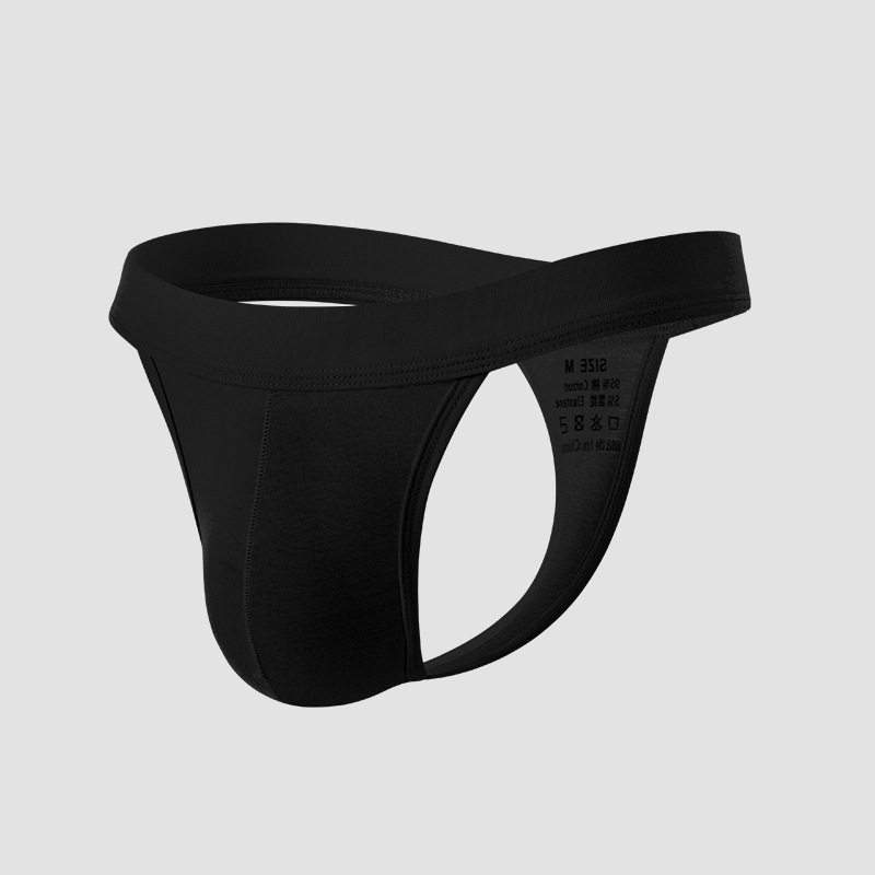 Tanga din bumbac pentru bărbați, talie joasă
