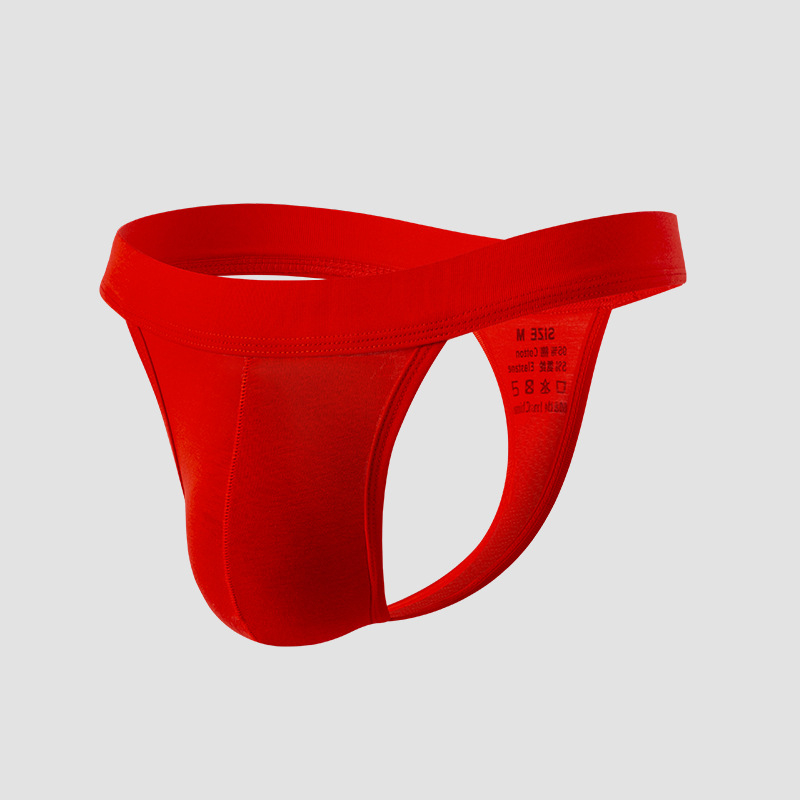 Tanga din bumbac pentru bărbați, talie joasă