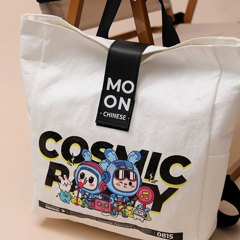 Rucsac din hârtie DuPont Tyvek, cu logo personalizat