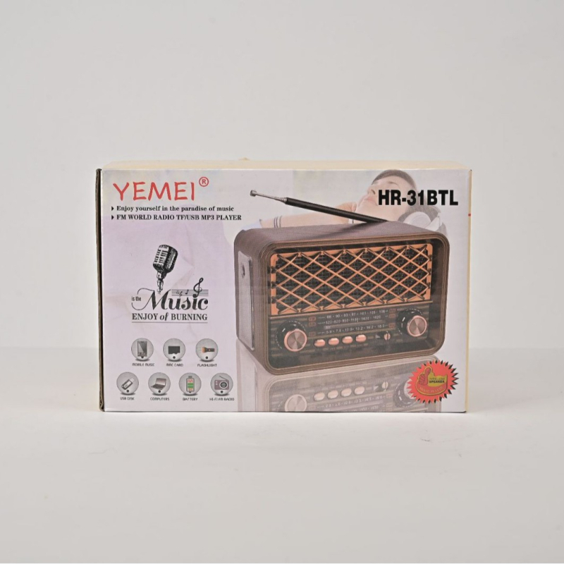 Radio AM/FM/SW cu MP3 player, Bluetooth și lanternă LED