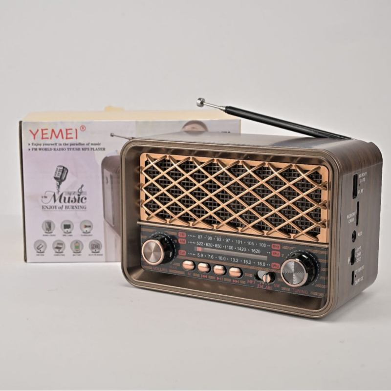 Radio AM/FM/SW cu MP3 player, Bluetooth și lanternă LED