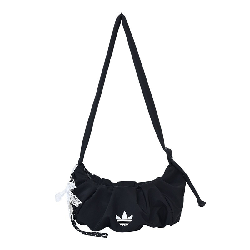 Geantă de damă cu trifoi, plisată, în formă de nor, nylon crossbody pentru utilizare zilnică