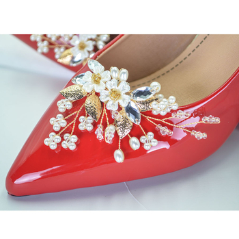 Clip pentru pantofi de mireasă, stil coreean, cu floare detașabilă, accesoriu DIY pentru ținută, clip cu floare cristal 10 mm