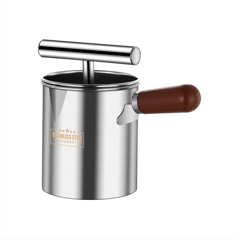 Sucător manual din oțel inoxidabil pentru lămâi, cu filtru
