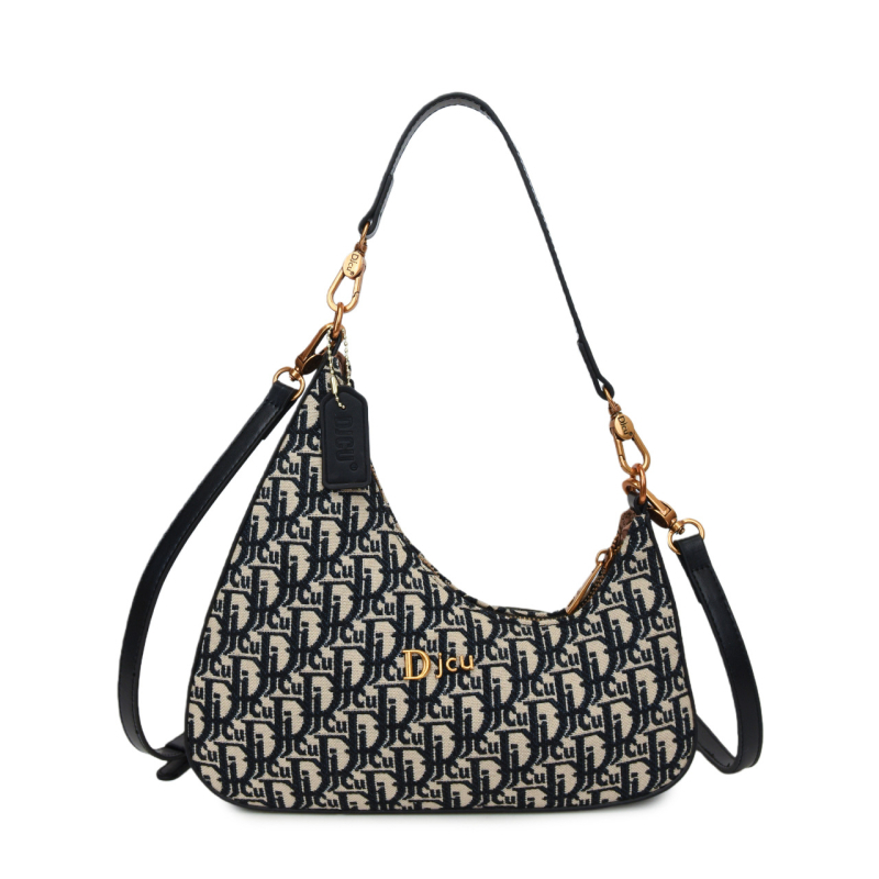 Geantă Dumpling cu broderie, geantă retro subraț, mică geantă în formă de lună, pentru femei, model vintage, geantă de umăr și crossbody, lux ușor
