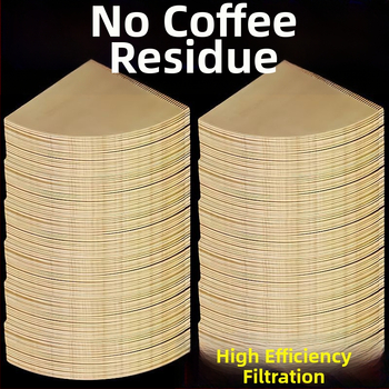 V60 konusos kávéfőző filterpapír kézi készítéshez, élelmiszer-minőségű