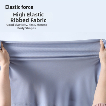 Set de pijama pentru bărbați din ice silk, vestă fără mâneci și șorturi, ușor, respirabil, haine de casă confortabile