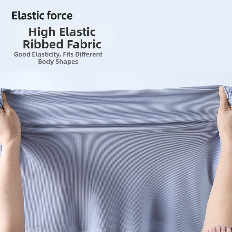 Set de pijama pentru bărbați din ice silk, vestă fără mâneci și șorturi, ușor, respirabil, haine de casă confortabile