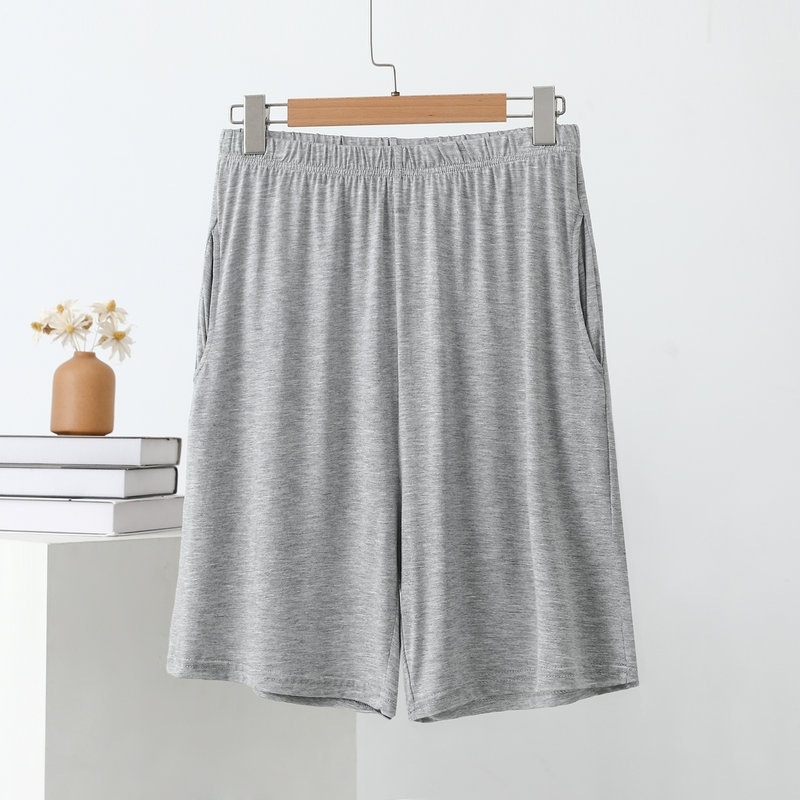 Pantaloni de relaxare pentru bărbați, vară, modal și bumbac, ușori, croială lejeră, plus size, îmbrăcăminte de casă