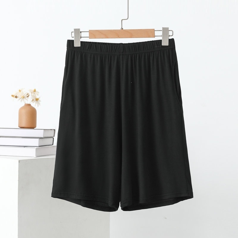 Pantaloni de relaxare pentru bărbați, vară, modal și bumbac, ușori, croială lejeră, plus size, îmbrăcăminte de casă