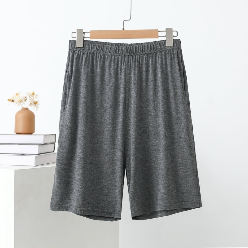 Pantaloni de relaxare pentru bărbați, vară, modal și bumbac, ușori, croială lejeră, plus size, îmbrăcăminte de casă