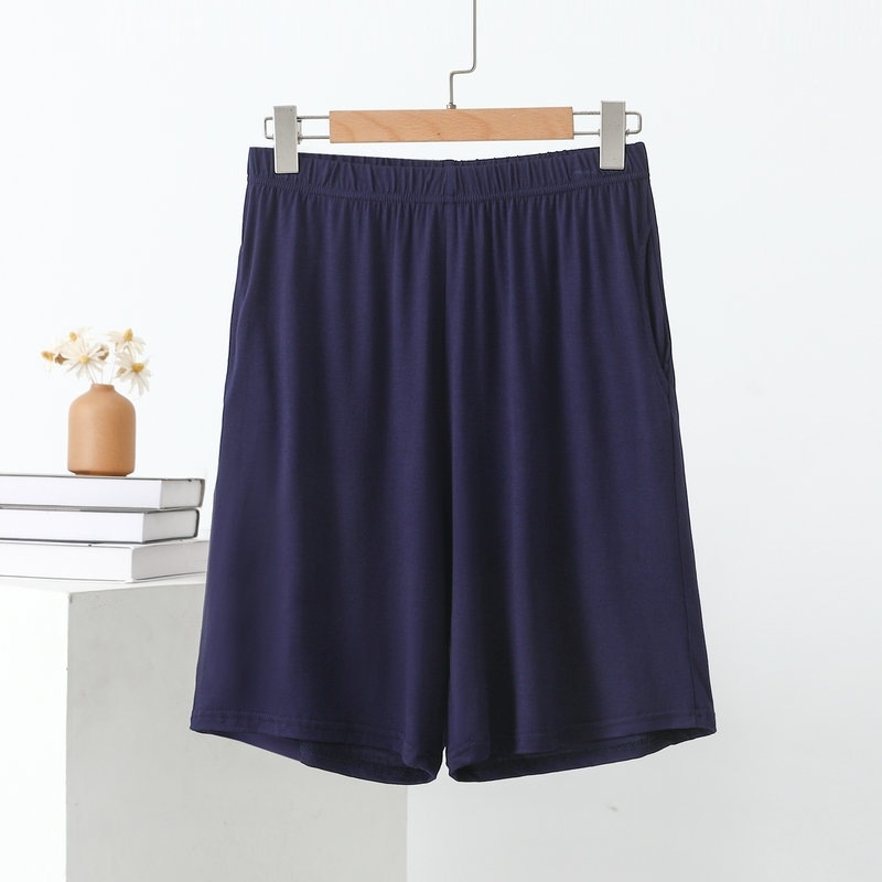Pantaloni de relaxare pentru bărbați, vară, modal și bumbac, ușori, croială lejeră, plus size, îmbrăcăminte de casă