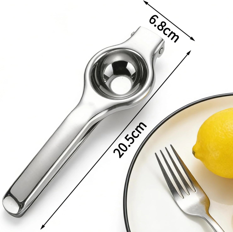 Presă de fructe din oțel inoxidabil gros, presă pentru lămâi, utilizare casnică