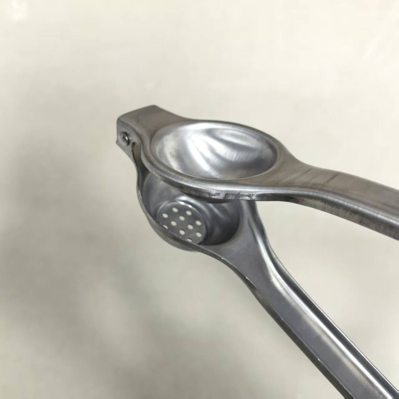 Storcător manual de lămâie din oțel inoxidabil, 140 g, pentru uz casnic, presă de portocale, storcător de lămâie, ambalat în cutie