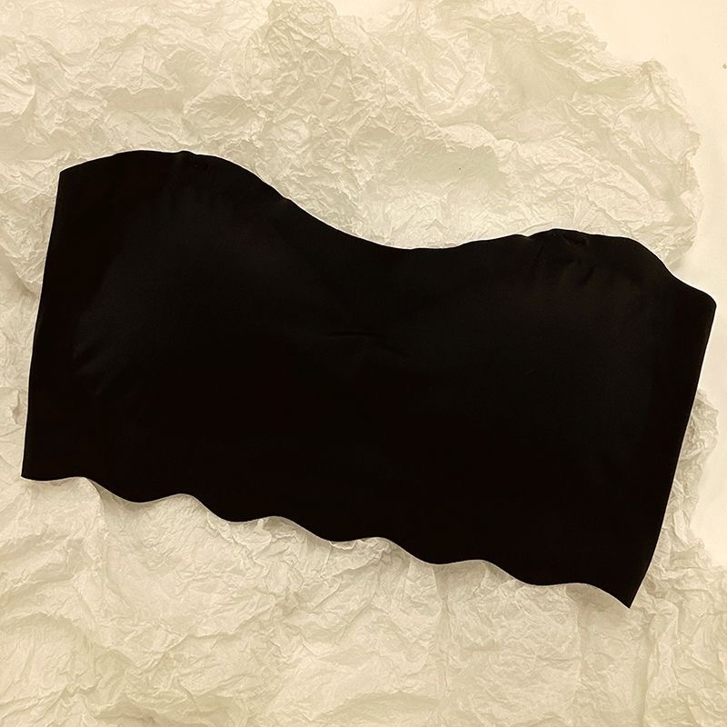Sutien fără bretele din ice silk, invizibil, cu push-up, anti-alunecare, pentru sân mic, cupă 3/4, design care conturează un spate frumos