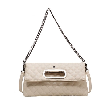 Geantă crossbody de lux pliabilă pentru femei, 2026 cu quilt diamantat și curea din lanț