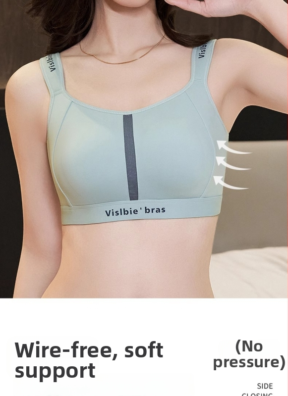 Bezšvová tvarujúca podprsenka bez drôtikov pre veľké poprsie, nastaviteľná, ľahká, športový štýl, priedušná, plus size, letná