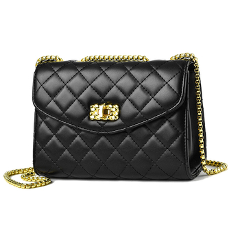 Geantă de umăr cu lanț, quiltată în model romb, stil Chanel-inspired, crossbody, simplă și versatilă