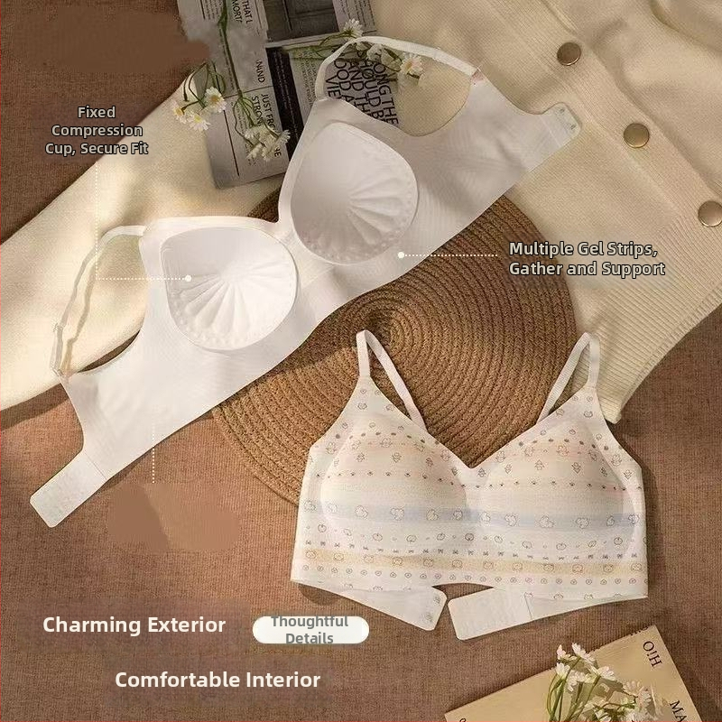 Bezšvová podprsenka Romantic Fair Isle s mäkkou oporou, zväčšuje malé poprsie, zdvíha a push-up, pohodlie bez kostíc