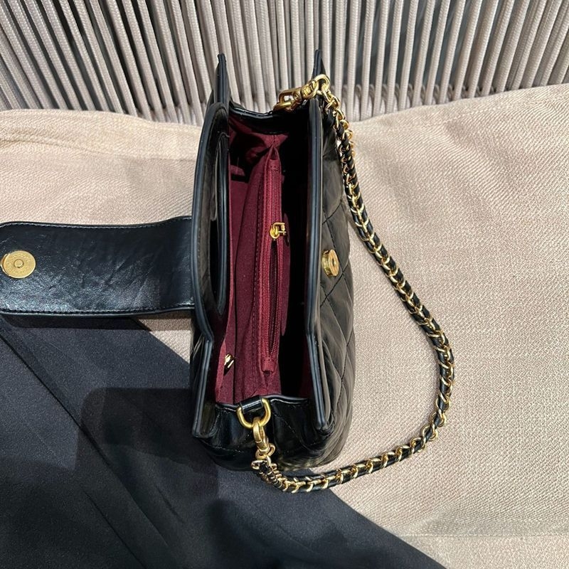 Primăvara 2026: Geantă de umăr crossbody mică, cu lanț în formă de romb, elegantă și ușoară