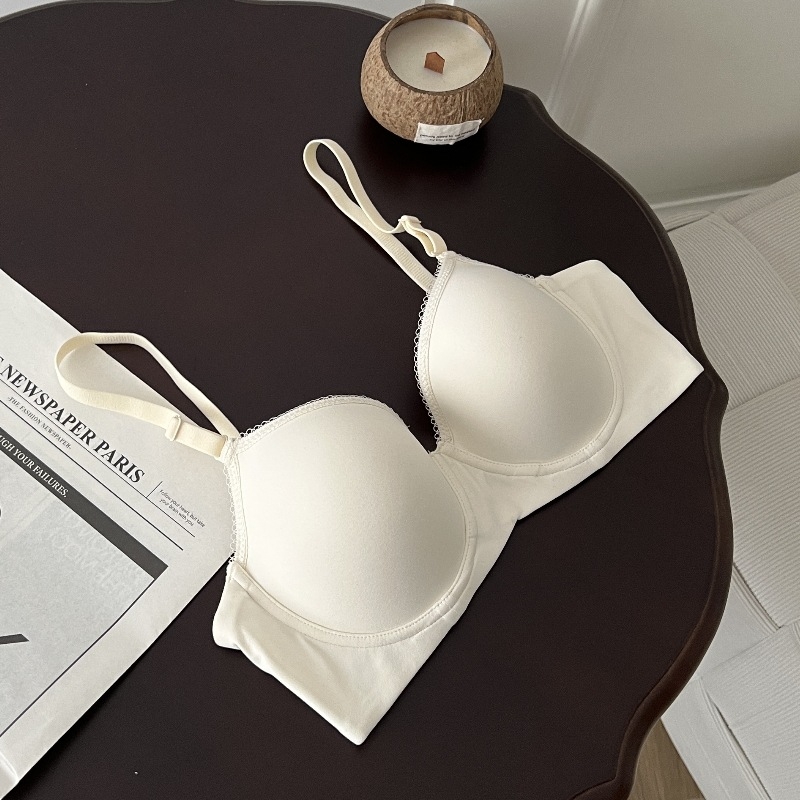 Sutien fără cusături, subțire pentru bust plin, susținere și modelare cu arc metal moale, mărime plus