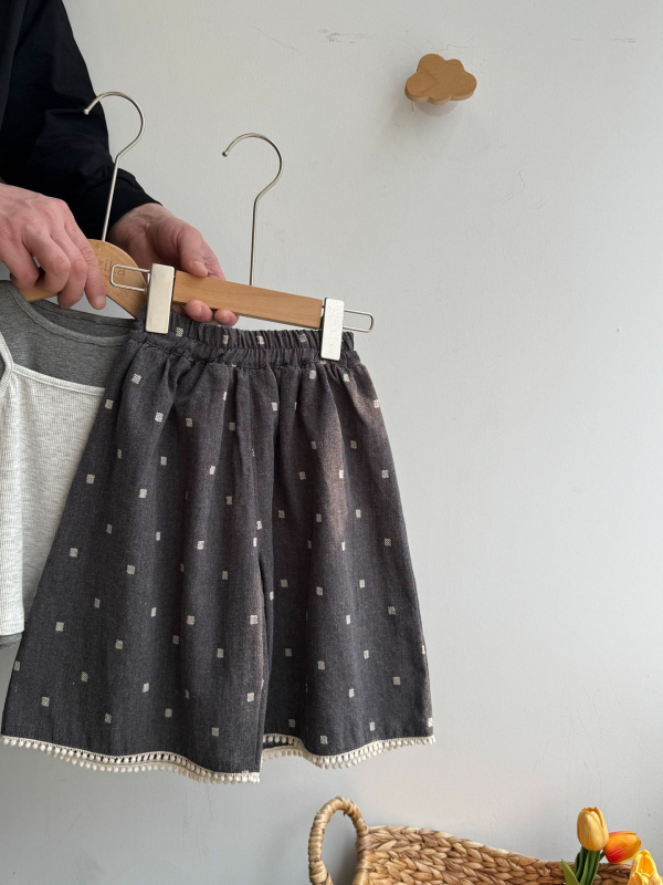 2026 toamnă devreme pantaloni pentru fete cu croială largă, stil coreean, dantelă albă, pantaloni din bumbac cu protecție împotriva țânțarilor