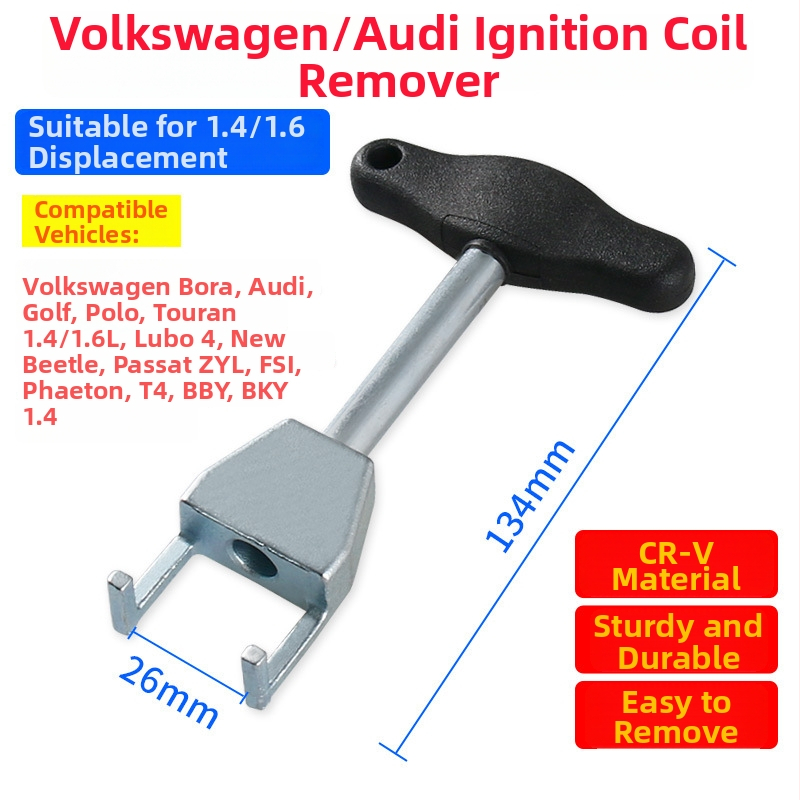 Extraktor zapaľovacích cievok pre Volkswagen, Audi, Sagitar, Škoda – demontážny nástroj pre motory 1.4T a 1.4/1.6L