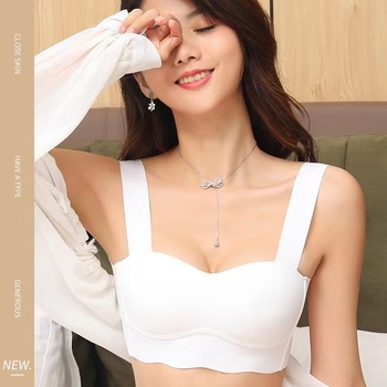 Sutien fără cusături, tip tub-top, pentru sâni mici, subțire, fără sârmă, cu susținere sport, modelare sân