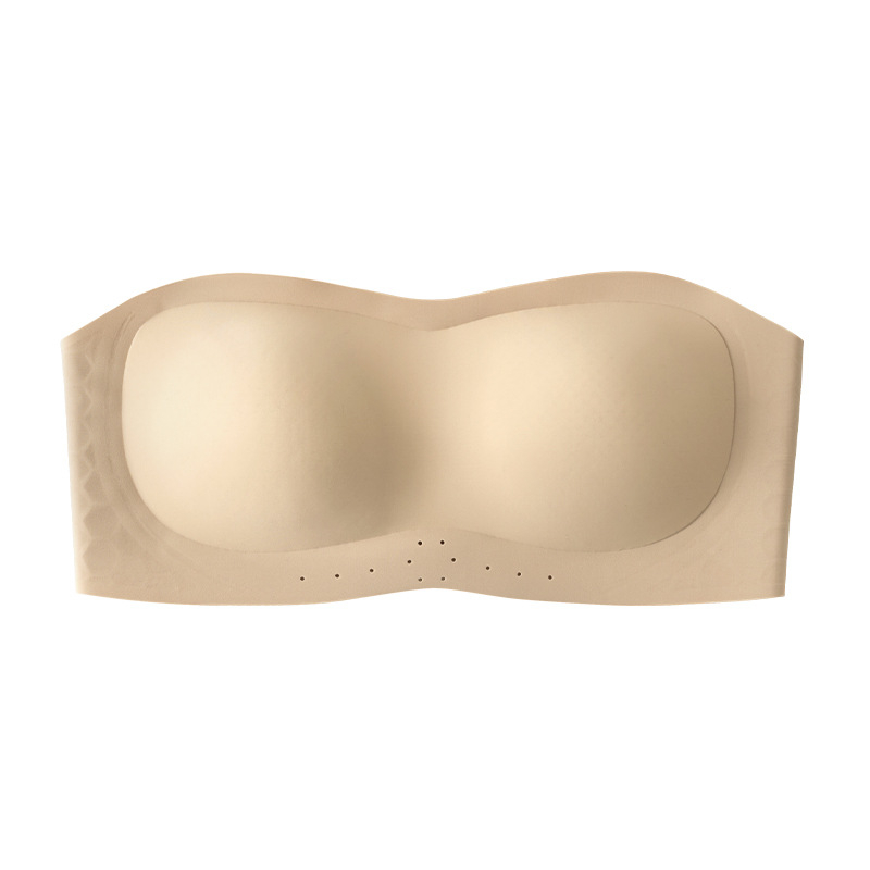Top tubular fără bretele pentru sâni mici, răcoros, anti-derapare, cupă fără cusături, respirabil, imprimeu floral