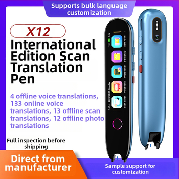 Inteligentné prekladové pero International Edition so skenovaním a offline prekladom — Viacjazyčné elektronické slovníkové pero (čínština, angličtina, japončina, kórejčina)