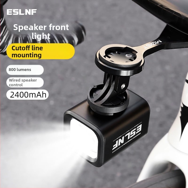 Lumină frontală pentru bicicletă din aliaj de aluminiu, reîncărcabilă USB-C, pentru biciclete de munte și de oraș