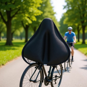 Husă de șa pentru bicicletă, silicon moale, groasă, pentru MTB și biciclete de șosea