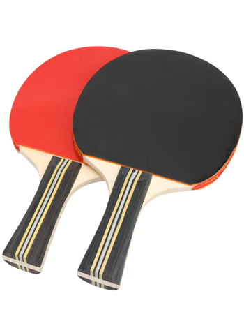 Set de rachete ping-pong pentru începători și elevi — antiderapante, durabile, set de două rachete pentru antrenament și recreere