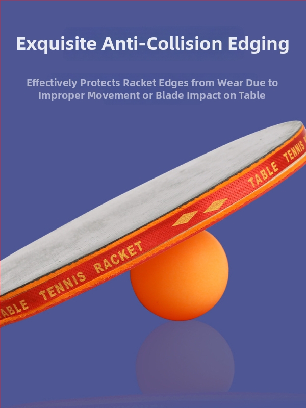 Set de rachete ping-pong pentru începători și elevi — antiderapante, durabile, set de două rachete pentru antrenament și recreere