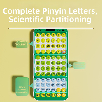 Okos zseb Pinyin tanulóeszköz óvodásoknak, Pinyin tanuló készülék, Pinyin fonika-edzés játék