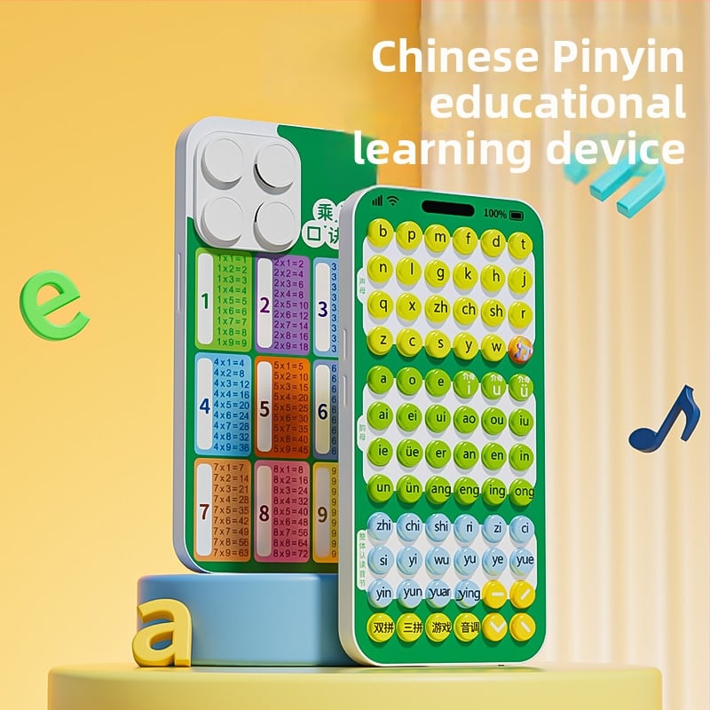 Okos zseb Pinyin tanulóeszköz óvodásoknak, Pinyin tanuló készülék, Pinyin fonika-edzés játék