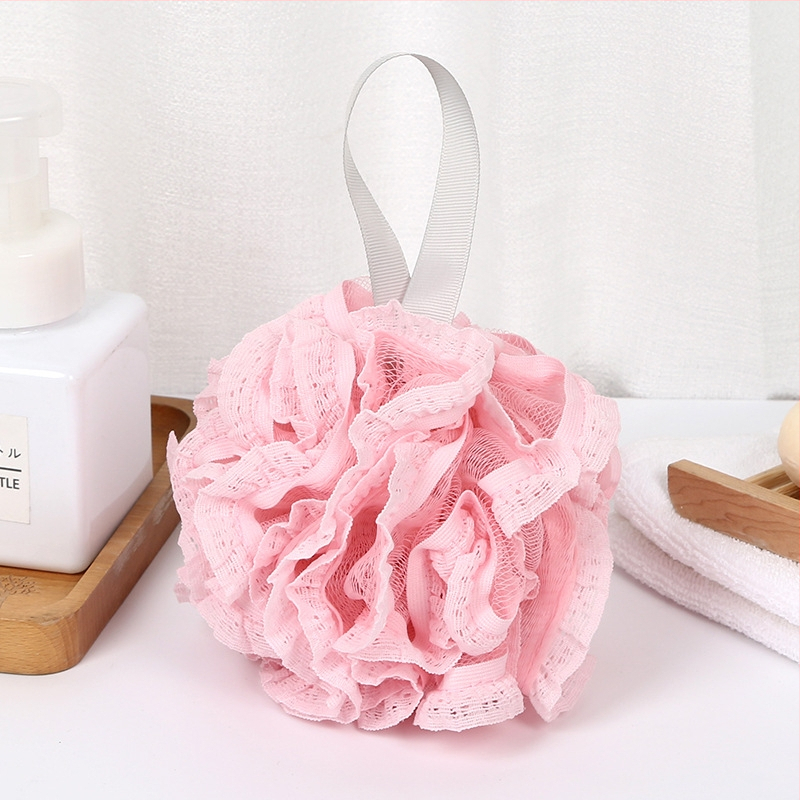 Rukavica na exfoliáciu do kúpeľa s dvojitým použitím a lufa, mäkký doplnok do kúpeľa šetrný k pokožke