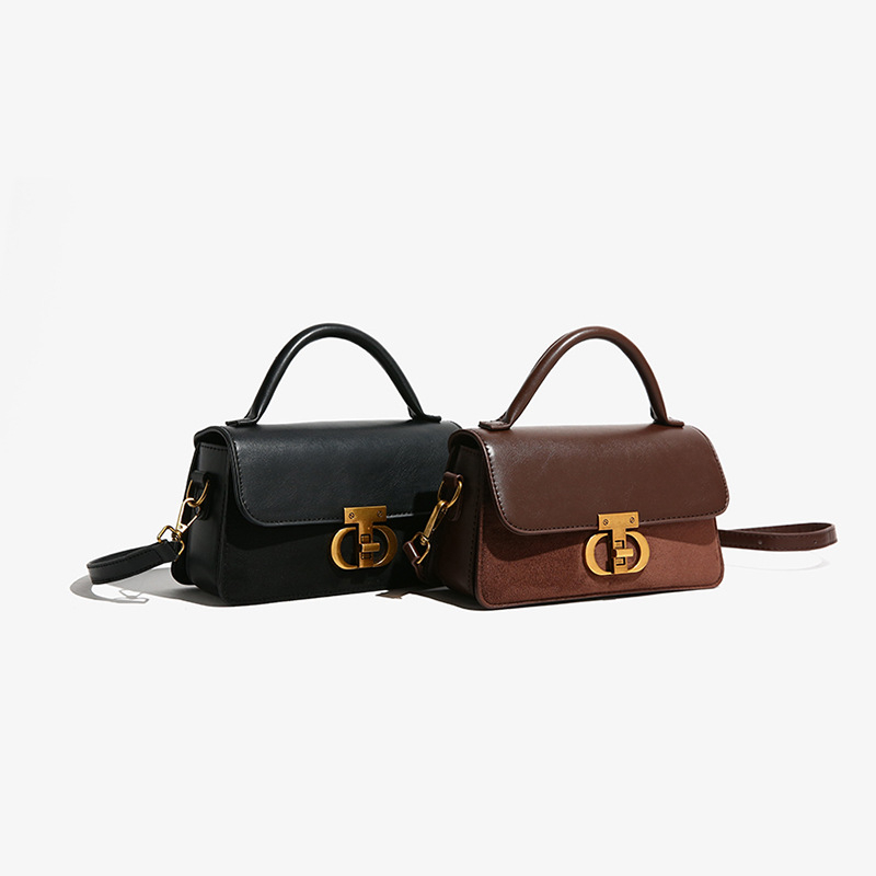 Geantă de mână mică pentru femei, pătrată, crossbody, stil retro, versatilă, 2026