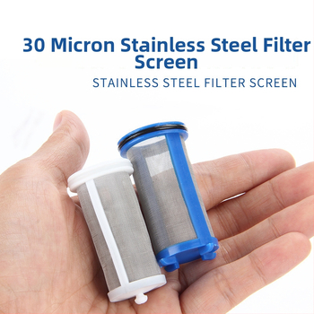 Filtru micro cu conexiune rapidă 2–3 minute pentru purificator de apă — prefiltru cu plasă din oțel inoxidabil pentru sediment și particule