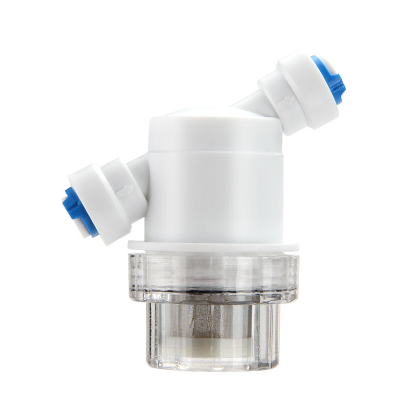 Filtru micro cu conexiune rapidă 2–3 minute pentru purificator de apă — prefiltru cu plasă din oțel inoxidabil pentru sediment și particule