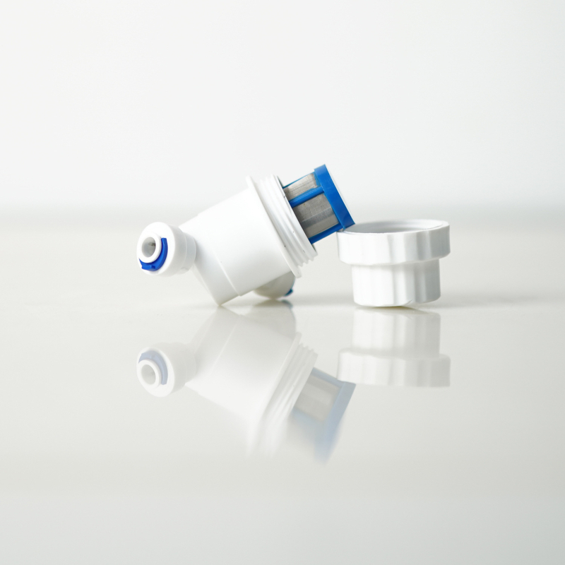 Filtru micro cu conexiune rapidă 2–3 minute pentru purificator de apă — prefiltru cu plasă din oțel inoxidabil pentru sediment și particule