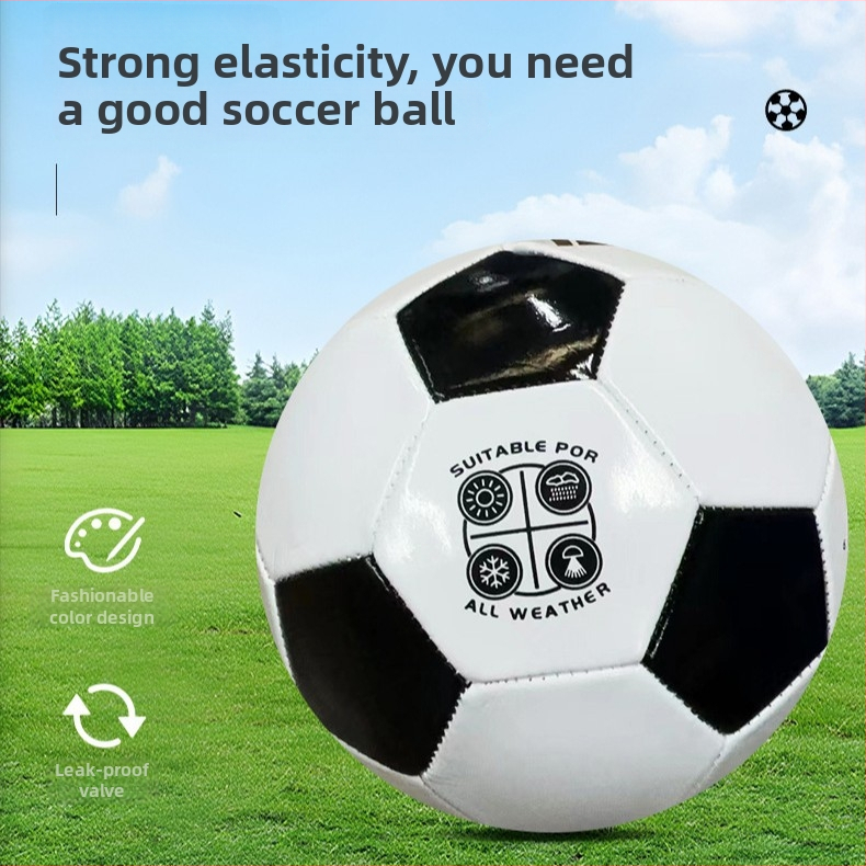 Tréningová futbalová lopta pre školákov, veľkosť 5, PVC lopta s gumenou vnútornou dutinou, dobrá priedušnosť