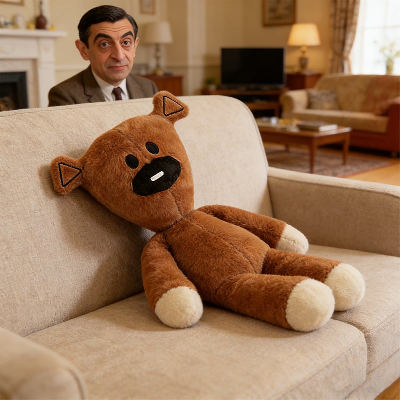 Pernă din pluș cu ursuleț Teddy