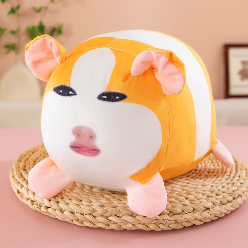 Jucărie din pluș: purcel-fată zeiță coborâtă – Emoticon, hamster pluș, pernă din pluș