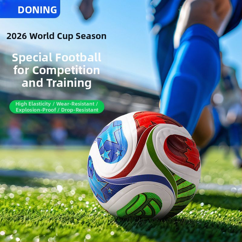 Dong Yi PU bezšvíková termolepená futbalová lopta, veľkosť 5, na tréning