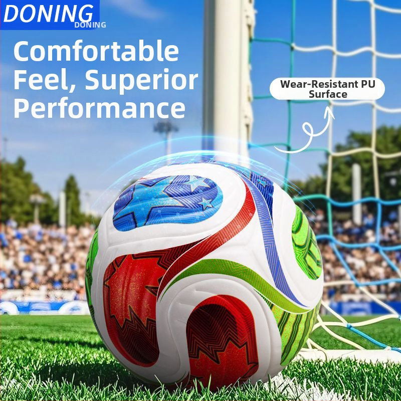 Dong Yi PU bezšvíková termolepená futbalová lopta, veľkosť 5, na tréning