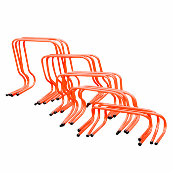 Set de antrenament pentru fotbal cu obstacole arcuite de 23 cm și scară de agilitate de 9 inci