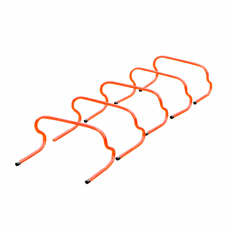 Set de antrenament pentru fotbal cu obstacole arcuite de 23 cm și scară de agilitate de 9 inci