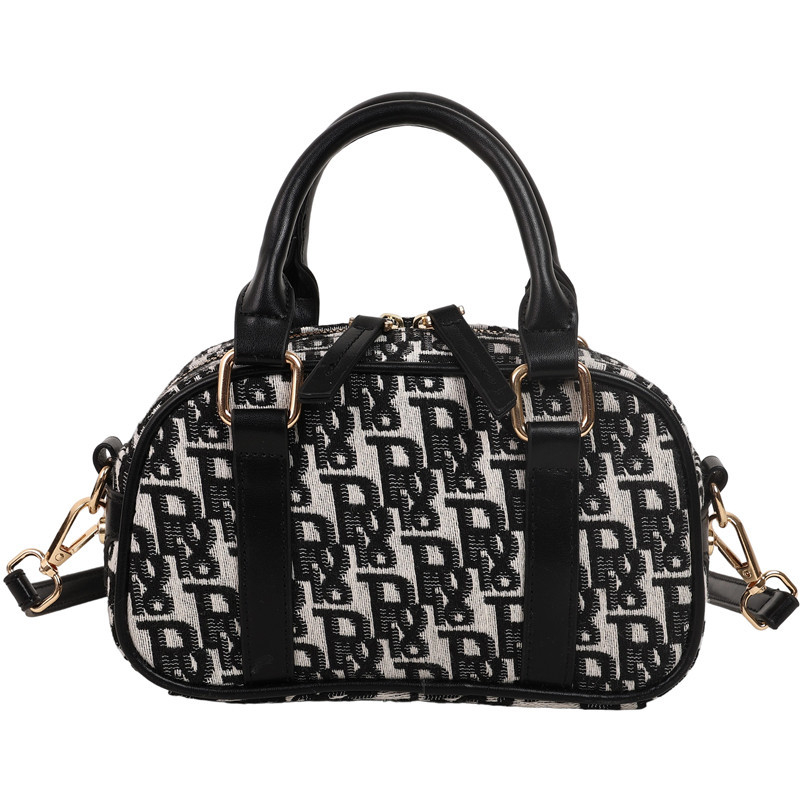 Geantă Boston pentru femei, brodată — nou model 2026, stil versatil pentru utilizare zilnică