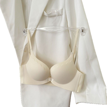 322 Sutien wireless cu închidere frontală, push-up, modelare a spatelui, purtare în multiple moduri
